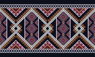 Ethnic pattern vector background. seamless pattern traditional.