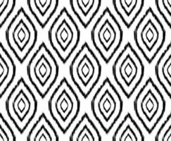 Ikat pattern seamless design. vector