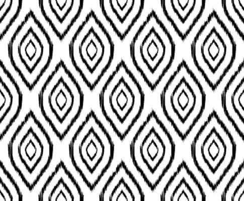 Ikat pattern seamless design.