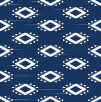 Ikat pattern seamless design. vector