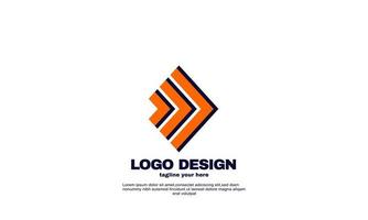 abstract inspiration simple polygon business company design vector