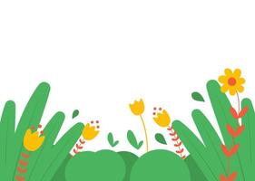 set of botani, floral, grass background in vector eps10