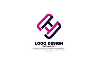 abstract creative rectangle vector design elements your brand identity company business logo design template