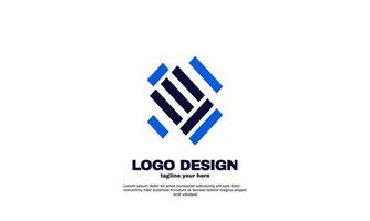 elementos de diseño de vector de rectángulo abstracto plantilla de diseño de logotipo de empresa de su marca