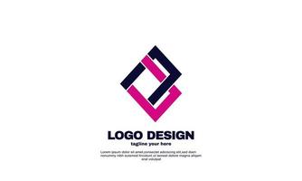 awesome creative rectangle vector design elements your brand identity company business logo design template