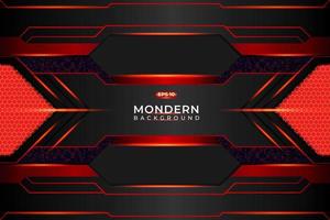 Illustration  Modern Background  with Red and glossy red vector