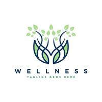 body health and fitness logo design vector