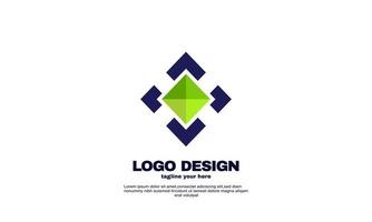 awesome business company elegant design logo branding identity template vector