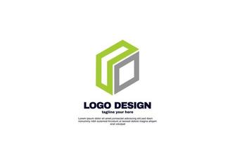 elementos de diseño gráfico abstracto para la plantilla del logotipo del icono de su empresa vector