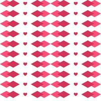 heart shaped seamless background showing love vector