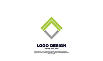 impresionantes elementos de diseño creativo vector de diseño de logotipo único de negocio de su empresa