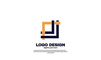 stock abstract creative design elements your brand identity company business unique logo design template vector