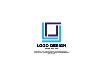 stock illustration abstract creative design elements your brand identity company business unique logo design template vector