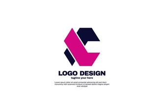 resumen creativo logo moderno creativo marca idea negocio empresa diseño colorido vector