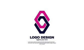 stock creative logo modern creative brand idea business company design colorful vector