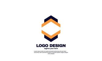 stock vector creative company building business simple idea design logo element brand identity design template