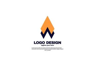 stock creative corporate business company simple idea design triangle logo element brand identity design vector