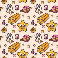 Star Seamless Pattern vector
