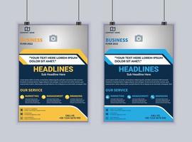 Business Flyer Design. Modern Layout Design. Vector Design Template. Brochure Design