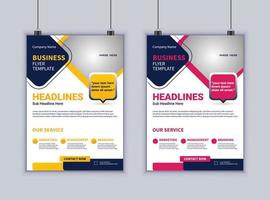 Business Flyer Design. Modern Layout Design. Vector Design Template. Brochure Design