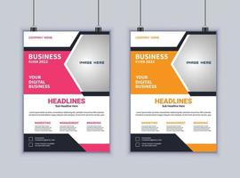 Business Flyer Design. Modern Layout Design. Vector Design Template. Brochure Design