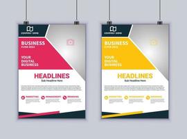 Business Flyer Design. Modern Layout Design. Vector Design Template. Brochure Design