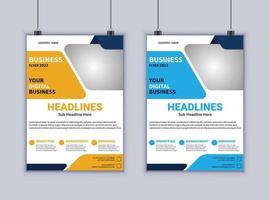 Business Flyer Design. Modern Layout Design. Vector Design Template. Brochure Design