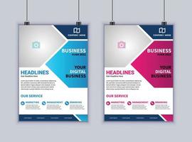 Business Flyer Design. Modern Layout Design. Vector Design Template. Brochure Design