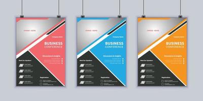 Corporate Business Flyer Design Vector Template. Modern Layout Design. Brochure Design. Business Design