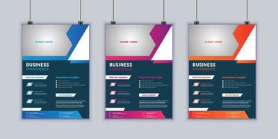 Corporate Business Flyer Design Vector Template. Modern Layout Design. Brochure Design. Business Design