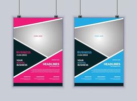 Corporate Business Flyer Design. Modern Layout Design. Vector Design Template. Brochure Design