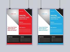 Corporate Business Flyer Design. Modern Layout Design. Vector Design Template. Brochure Design