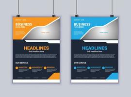 Corporate Business Flyer Design. Modern Layout Design. Vector Design Template. Brochure Design