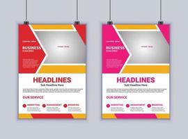 Corporate Business Flyer Design. Modern Layout Design. Vector Design Template. Brochure Design