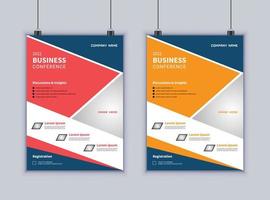 Corporate Business Flyer Design. Modern Layout Design. Vector Design Template. Brochure Design