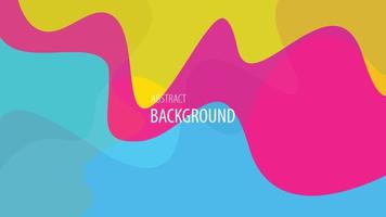 Abstract colorful liquid fluid background. Modern concept for summer collection. vector