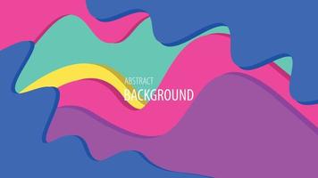 Abstract colorful liquid fluid background. Modern concept for summer collection. vector