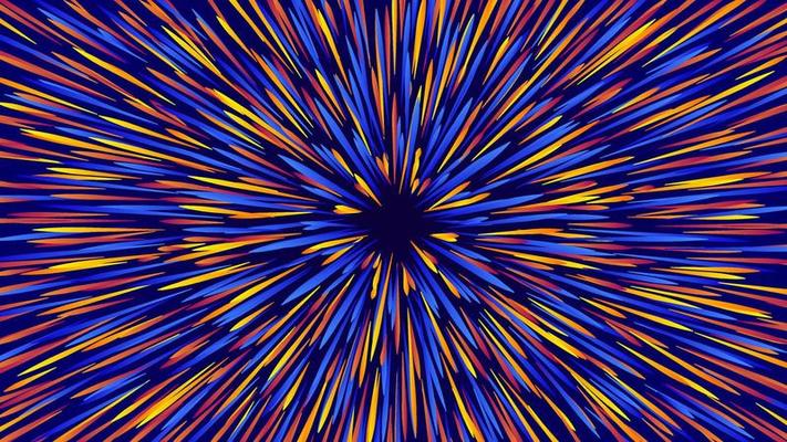 Abstract circular geometric background. Futuristic Circular geometric centric motion pattern. Colorful abstract background.