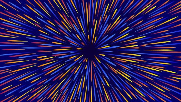 Abstract circular geometric background. Circular geometric centric motion pattern. Colorful abstract background.