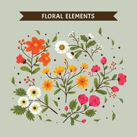 Spring Floral Elements