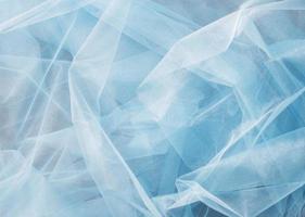 Blue tulle background photo