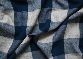 texture of checkered fabric photo