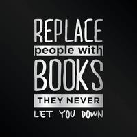 QUOTES MOTIVATION CHANGE PEOPLE WITH BOOK vector