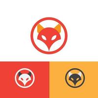 Fox Logo design vector