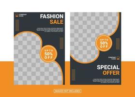 Fashion Flyer Design Template vector