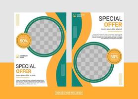 Fashion Flyer Design Template vector