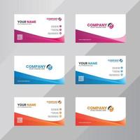 Business Card Template Collection vector