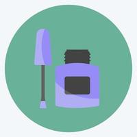 Ink Remover Icon in trendy flat style isolated on soft blue background vector