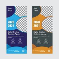 roll up stand vector