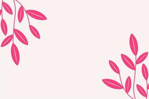 background with floral seamless pattern vector